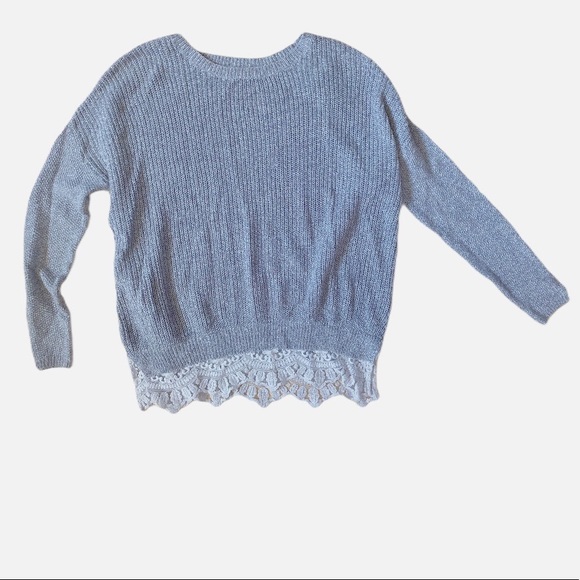 Anthropologie Sweaters - Anthropologie Lace Sweater Size Small